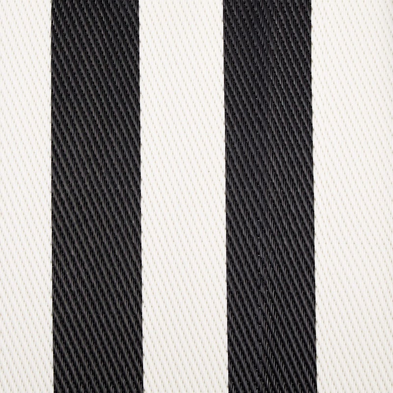 DII Outdoor Rug Collection Reversible Woven Polypropylene Plastic Straw Mat, 4x6-Feet, Black & White - Image 4